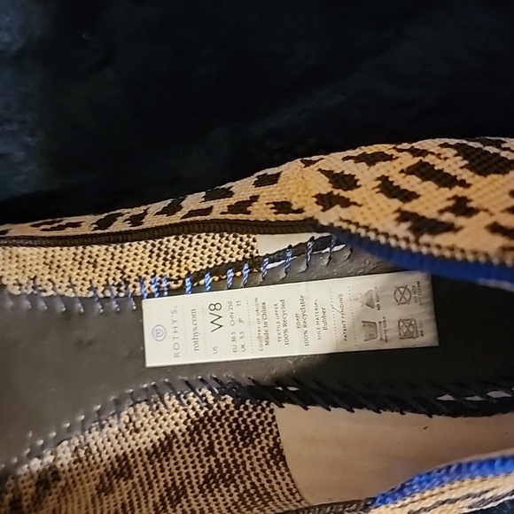 Rothys the Point Classic Leopard Print size 8 - Picture 4 of 6